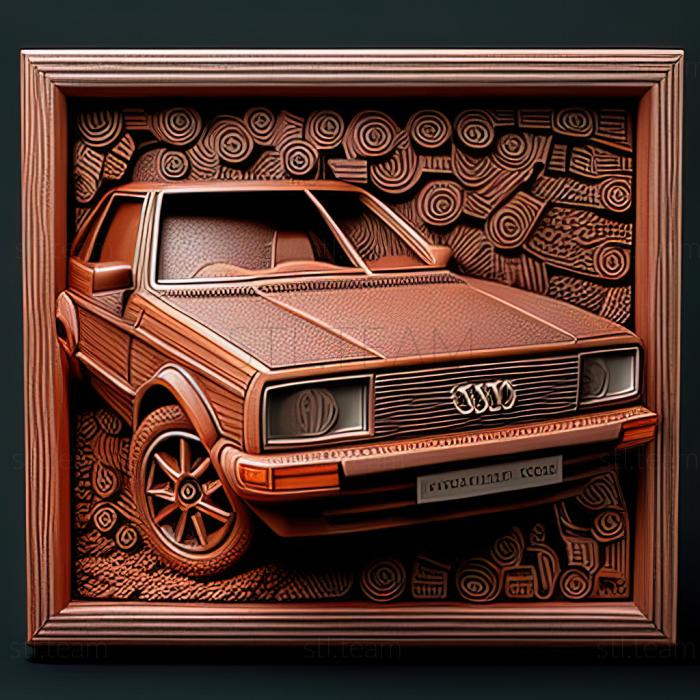 3D model Audi 80 (STL)